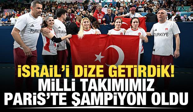 İsrail'e fark attık! Milli Takımımız, Paris'te şampiyon oldu