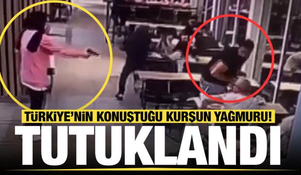 Kafede oturan adama kurşun yağdıran kadın tutuklandı