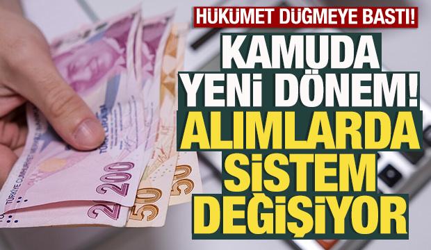 Kamuda yeni dönem! Alımlar için yeni sistem geliyor