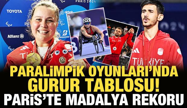 Paralimpik Oyunları'nda gurur tablosu! Paris'te madalya rekoru