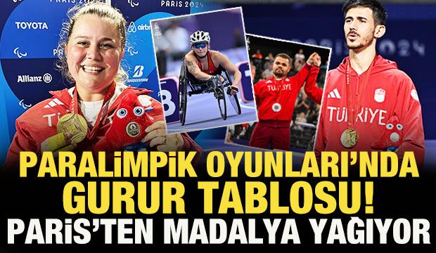 Paralimpik Oyunları'nda gurur tablosu! Paris'ten madalya yağıyor