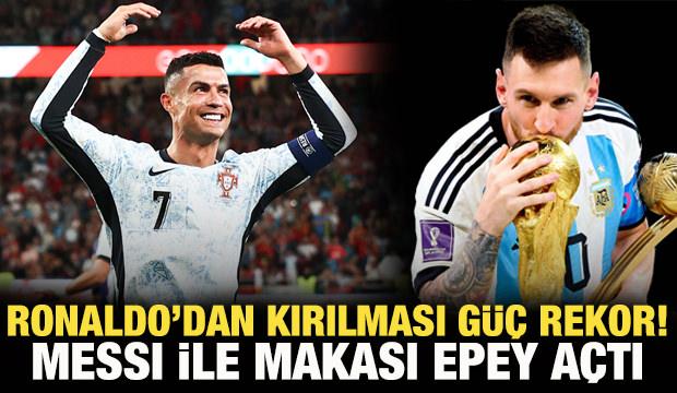 Ronaldo yine tarihe geçti! O rekora ulaşan başka futbolcu yok...