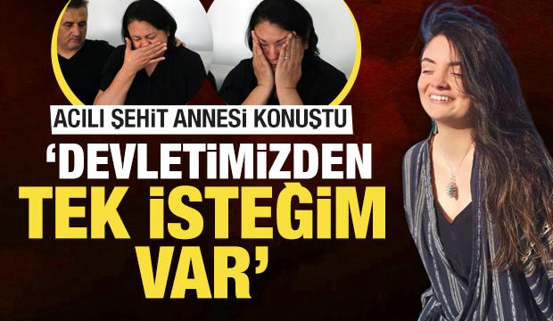 Acılı şehit annesi konuştu: ‘Devletimizden tek isteğim var’