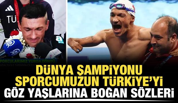 Dünya şampiyonu Umut'un Türkiye'yi ağlatan sözleri!