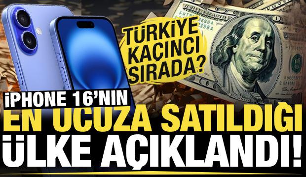 En ucuz iPhone 16'nın satıldığı ülke açıklandı! Türkiye kaçıncı sırada?