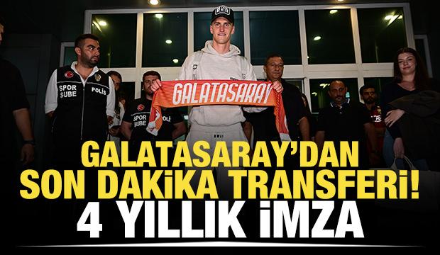 Galatasaray yeni transferini duyurdu! 4 yıllık imza