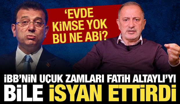 İSKİ'nin uçuk zammı Fatih Altaylı'yı bile isyan ettirdi: Bu ne abi?