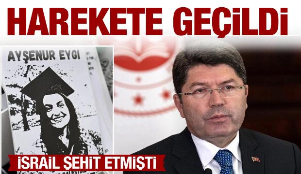 İsrail'in şehit ettiği Ayşenur Ezgi için harekete geçildi