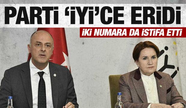 İYİ Parti'de deprem! Parti'nin iki numarası istifa etti