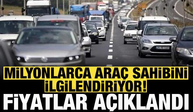 Milyonlarca araç sahibini ilgilendiriyor ! UTTS fiyatları açıklandı