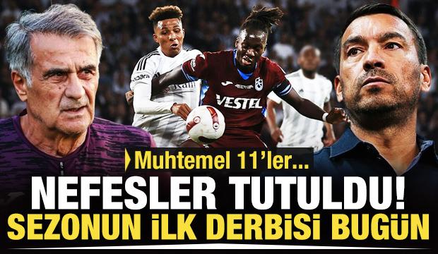 Trabzonspor - Beşiktaş! Muhtemel 11'ler