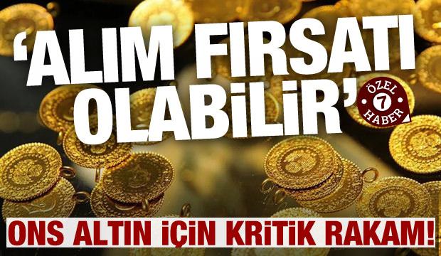 Ons altında kritik rakam! "Alım fırsatı olabilir"