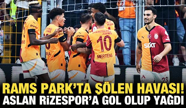 Osimhen görücüye çıktı! Galatasaray Rizespor'a gol oldu yağdı