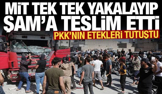 PKK/PYD'nin etekleri tutuştu: MİT sabotajcıları Şam'a teslim etti