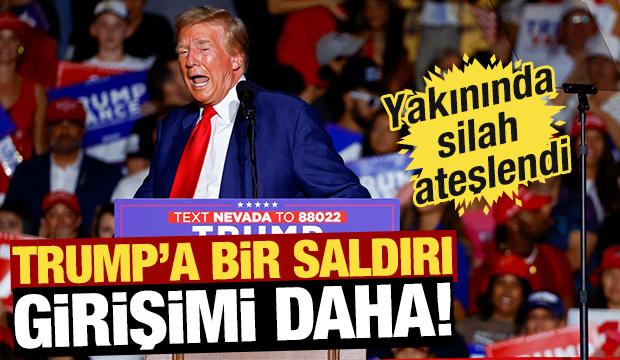 Trump'a bir saldırı girişimi daha! Açıklama geldi