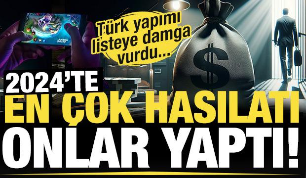 Türk şirketi listeye damga vurdu! İşte 2024'te en çok hasılat yapan 10 oyun!