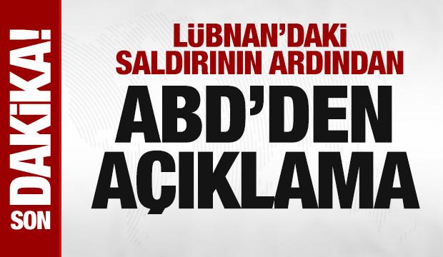 ABD'den Lübnan'daki cihazların patlatılmasıyla ilgili açıklama