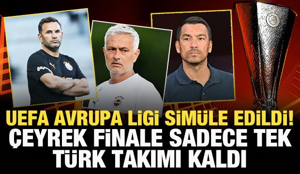 Avrupa Ligi'ni simüle ettiler: Çeyrek finale tek Türk takımı kaldı