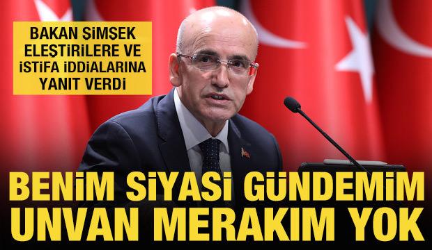 Bakan Şimşek'ten eleştirilere yanıt: Ciddi bir karalama var