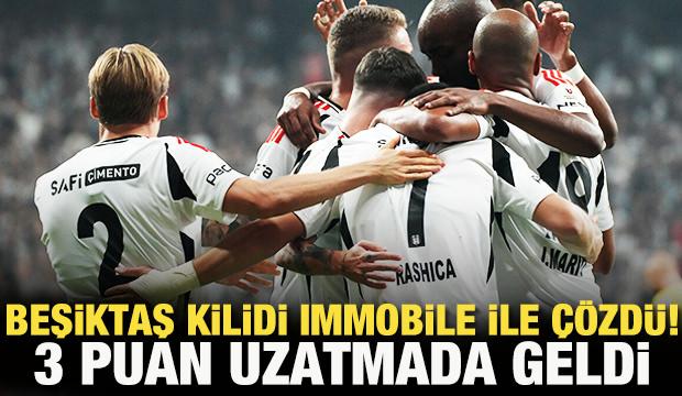 Beşiktaş, Eyüpspor kilidini Immobile ile çözdü