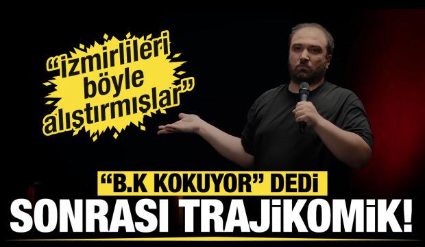 Komedyen Özgür Turhan İzmir'deki kötü kokuya isyan etti