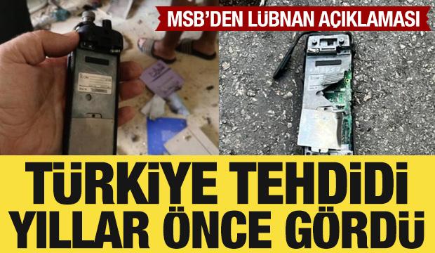 MSB'den Lübnan açıklaması: TSK sadece milli yazılımlar kullanmakta!