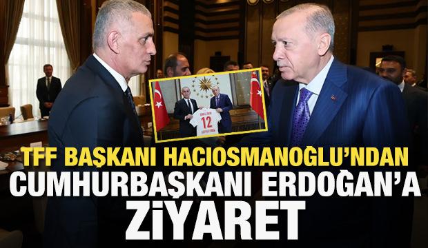 TFF Başkanı Hacıosmanoğlu'ndan Cumhurbaşkanı Erdoğan'a ziyaret