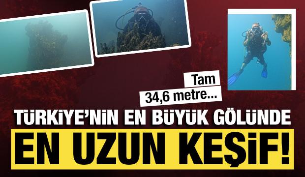 Van Gölü’nde bulundu! Tam 34,6 metre: Bugüne kadarki en uzun olanı…