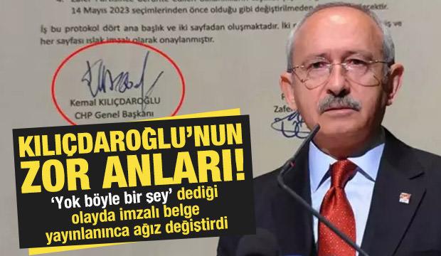 Zor anları! 'Yok böyle bir şey' dediği olayda imzalı belge yayınlanınca ağız değiştirdi