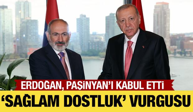 Cumhurbaşkanı Erdoğan, Ermenistan Başbakanı Paşinyan'ı kabul etti