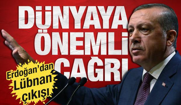 Cumhurbaşkanı Erdoğan'dan İsrail'e Lübnan tepkisi! 