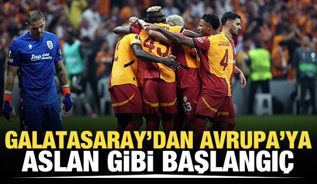 Galatasaray, Avrupa Ligi'ne 3 puanla giriş yaptı!