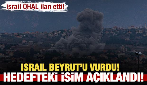 İsrail, Lübnan'ın başkenti Beyrut'u vurdu!