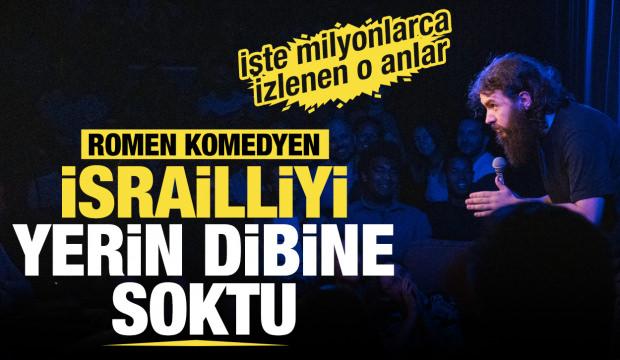 Romen komedyen Patrascan, İsrailli ile dalga geçti!