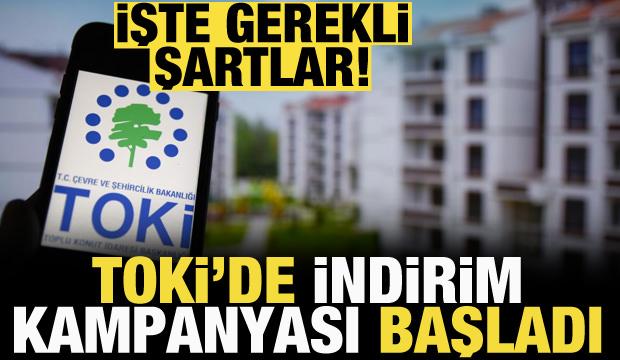 TOKİ'nin indirim kampanyası bugün başlıyor