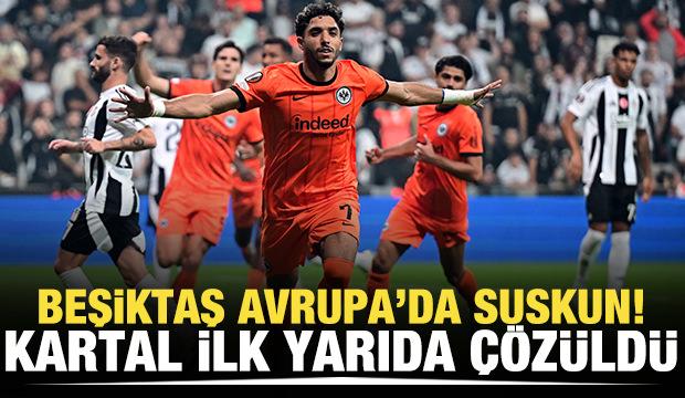 Beşiktaş, Avrupa'da suskun! Kartal ilk yarıda çözüldü