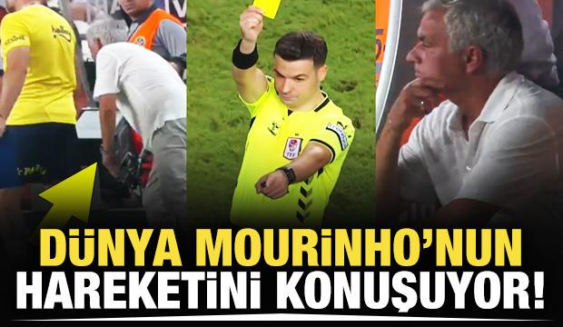 Dünya, Mourinho'nun hareketini konuşuyor!