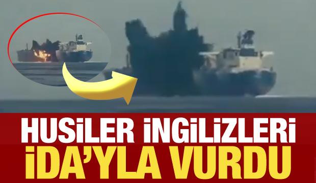 Husiler, İngiliz gemisini bombaladı