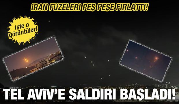 İran, İsrail'e füze yağdırıyor!