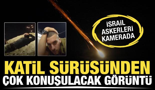 İsrail askerlerinin korku dolu anları kamerada