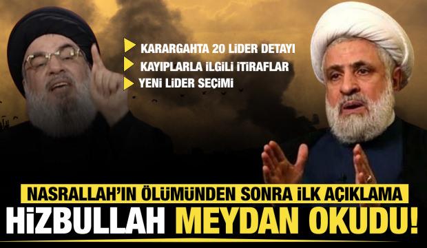  Nasrallah’ın ölümünden sonra Hizbullah'tan ilk açıklama! 