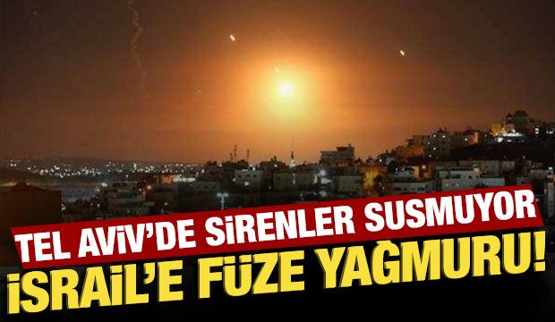 Tel Aviv'de siren sesleri: Yoğun bombardıman başlattılar!