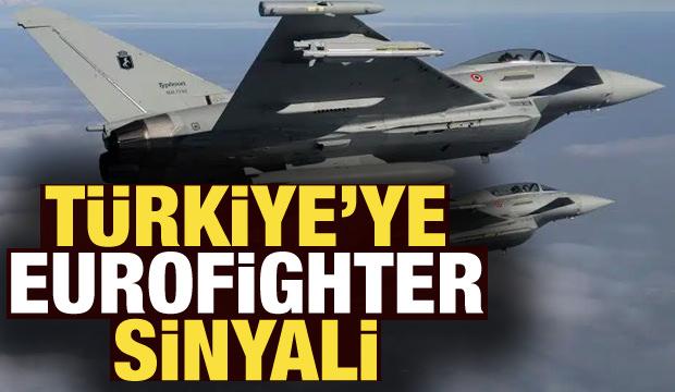 Türkiye'ye Eurofighter'lar için sinyal verdiler!