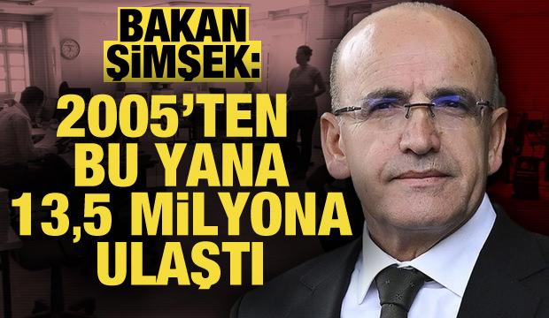 Bakan Şimşek işsizlik rakamlarını değerlendirdi