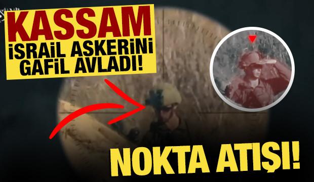 Kassam mücahitleri İsrail askerini tam isabetle vurdu!