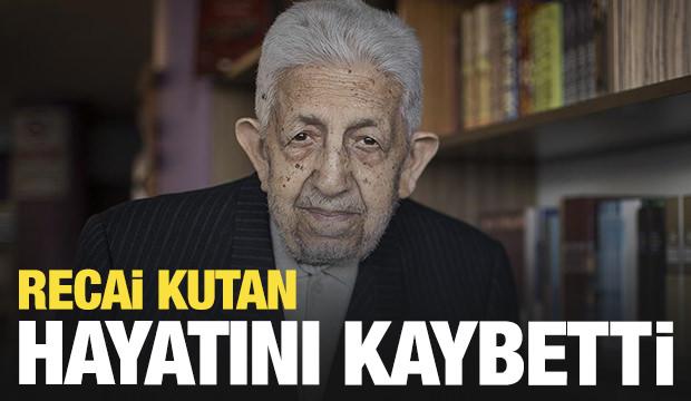 Recai Kutan hayatını kaybetti