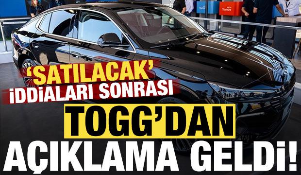 'Satılacak' iddialarının ardından Togg'dan açıklama geldi!