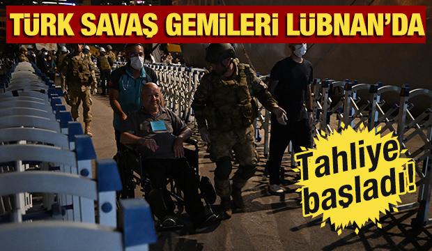 Türkiye Lübnan'dan sivillerin tahliyesine başladı!