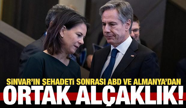 ABD ve Almanya'dan Sinvar için alçak açıklama!