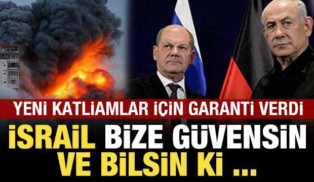 Almanya başbakanından İsraile güvence